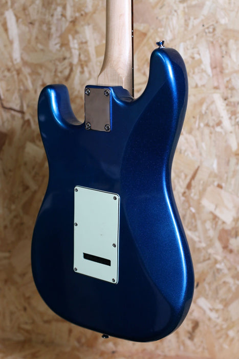 Vintage V6 Reissued Electric Guitar Candy Apple Blue - Pre-Owned
