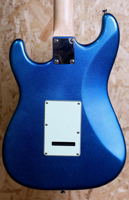 Vintage V6 Reissued Electric Guitar Candy Apple Blue - Pre-Owned