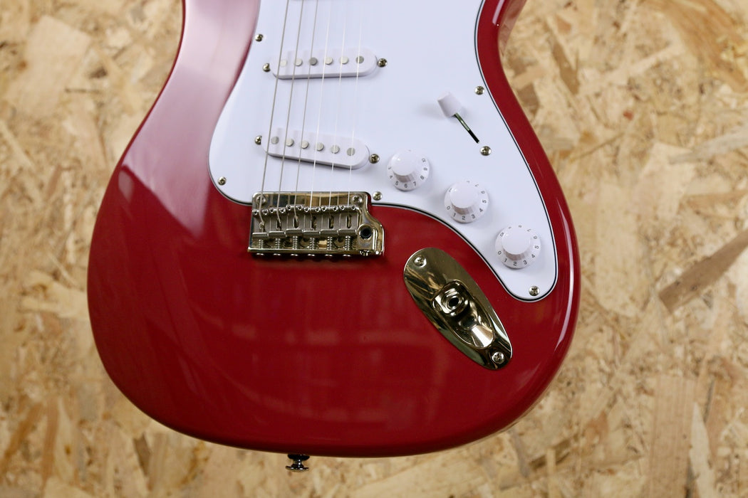 2025 PRS SE Silver Sky in Derby Red | John Mayer Signature - Pre-owned