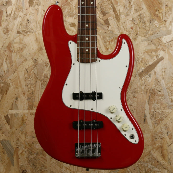 1997 Fender MIM Jazz Bass in Red - Pre-owned