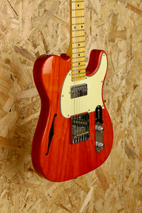 G&L Tribute Series Asat Classic Semi Hollow in Clear Orange - Pre-Owned