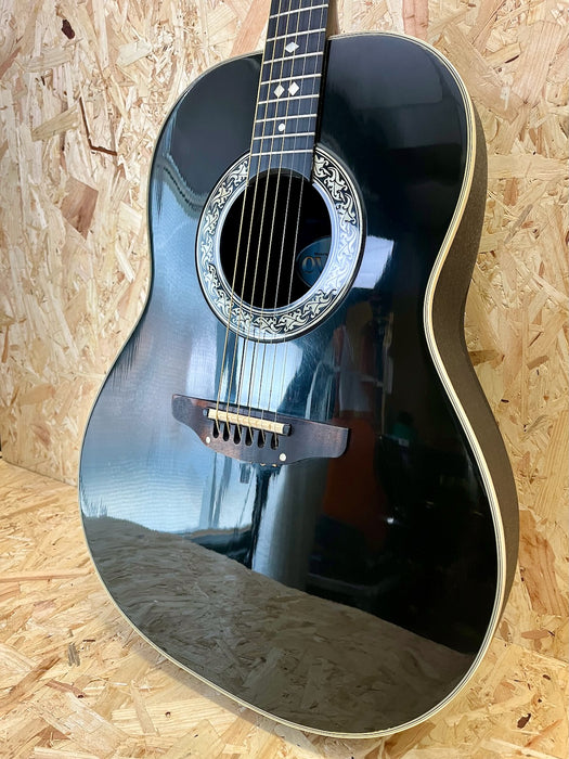 Pre-owned 1982 Ovation Roundback Deluxe Balladeer Model 1612 Electro Acoustic