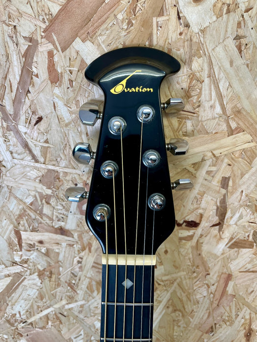 Pre-owned 1982 Ovation Roundback Deluxe Balladeer Model 1612 Electro Acoustic