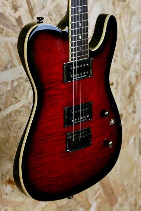 Fender Special Edition Custom FMT HH Telecaster in Black Cherry Burst - Pre-Owned