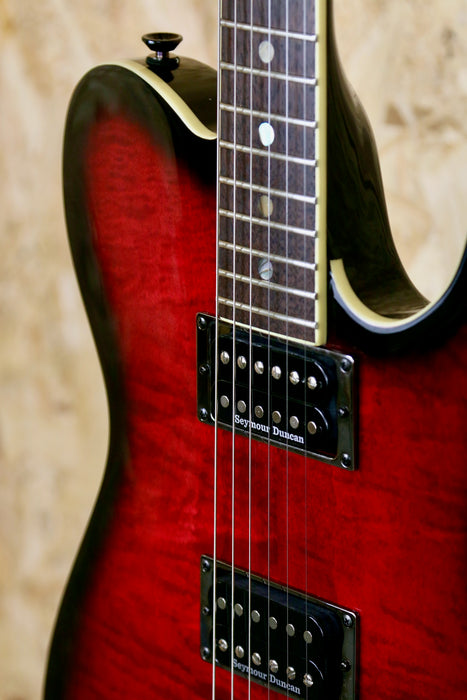 Fender Special Edition Custom FMT HH Telecaster in Black Cherry Burst - Pre-Owned