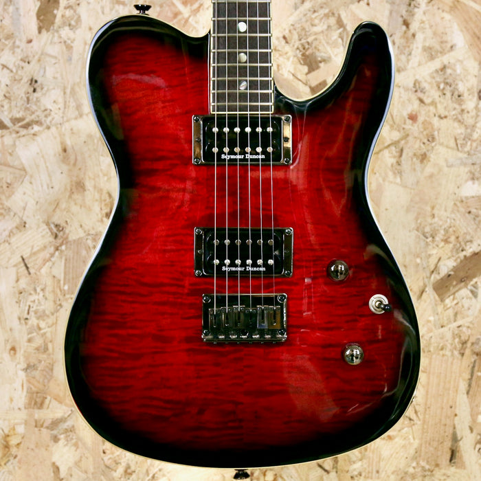 Fender Special Edition Custom FMT HH Telecaster in Black Cherry Burst - Pre-Owned