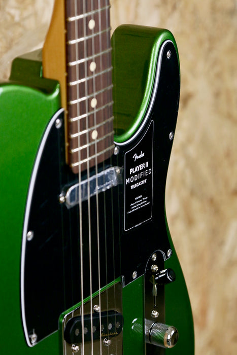 B-Stock - Fender Player II Modified Telecaster®, Rosewood Fingerboard, Harvest Green Metallic w/Fender Gigbag