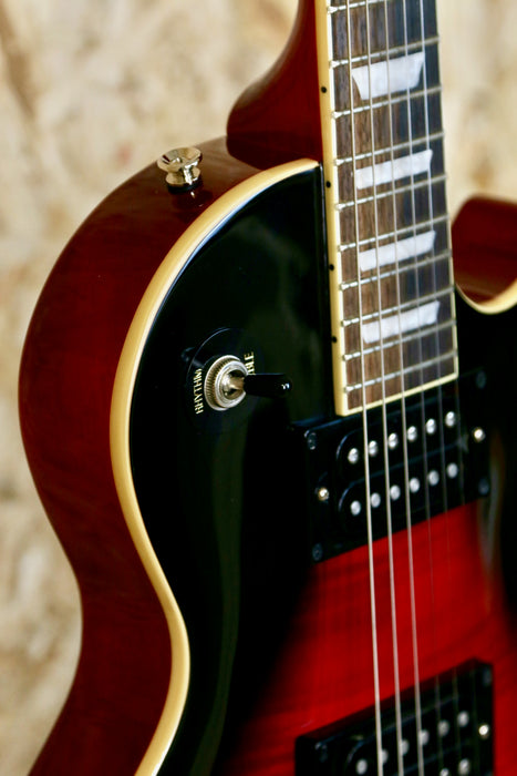 2021 Epiphone Slash Signature Les Paul Standard in Vermillion Burst w/Original Case - Pre-owned