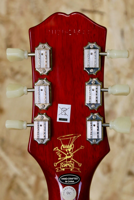 2021 Epiphone Slash Signature Les Paul Standard in Vermillion Burst w/Original Case - Pre-owned