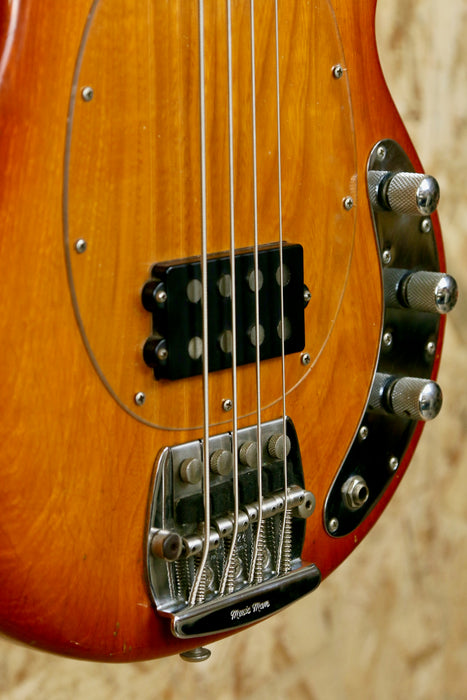 1980's Ernie Ball Music Man Stingray Bass Guitar in Honeyburst - Pre-owned