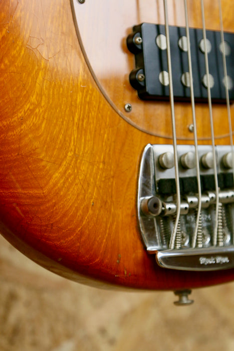 1980's Ernie Ball Music Man Stingray Bass Guitar in Honeyburst - Pre-owned