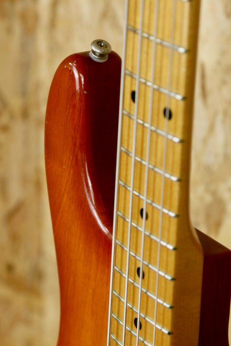 1980's Ernie Ball Music Man Stingray Bass Guitar in Honeyburst - Pre-owned