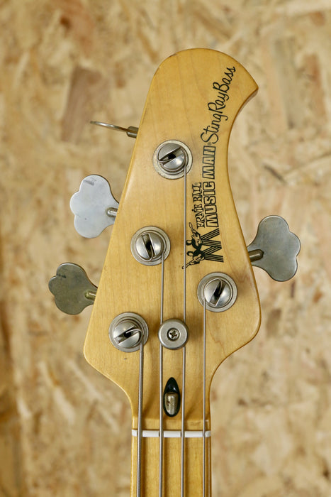 1980's Ernie Ball Music Man Stingray Bass Guitar in Honeyburst - Pre-owned