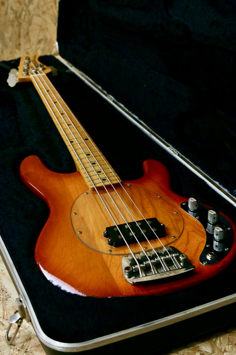 1980's Ernie Ball Music Man Stingray Bass Guitar in Honeyburst - Pre-owned