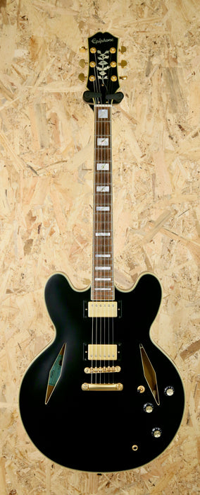 2022 Epiphone Emily Wolfe Sheraton Semi Acoustic w/Bag - Black - Pre-owned