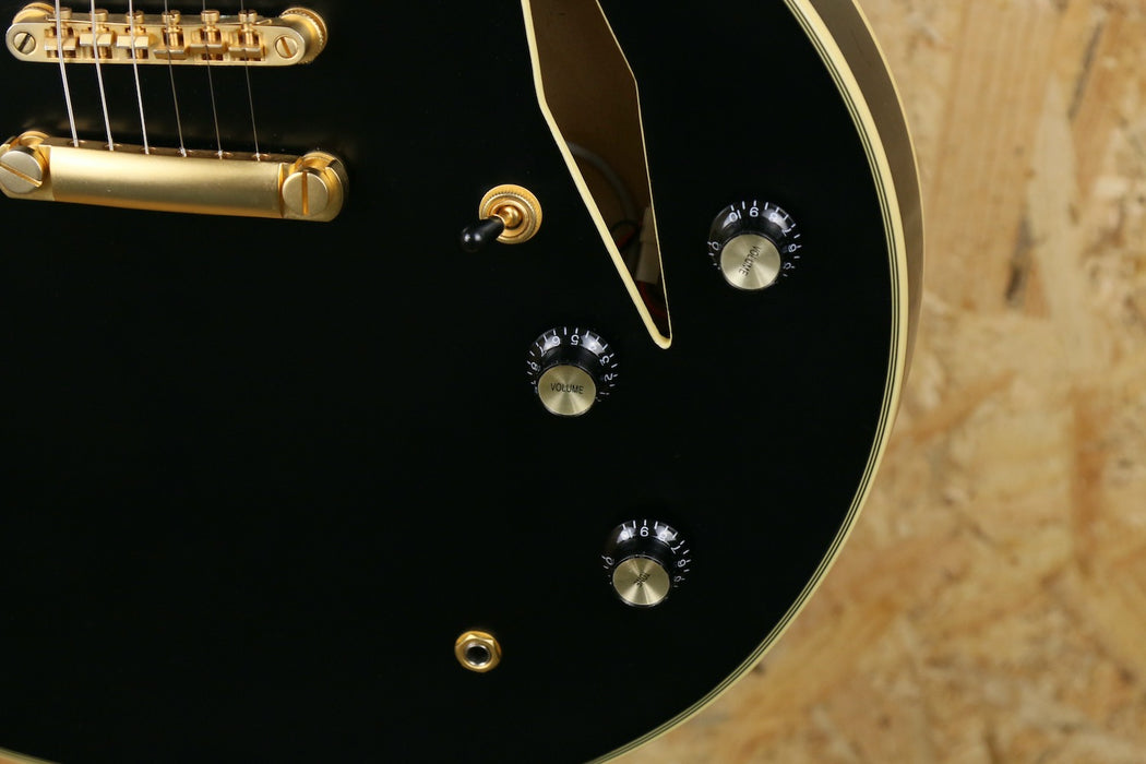 2022 Epiphone Emily Wolfe Sheraton Semi Acoustic w/Bag - Black - Pre-owned