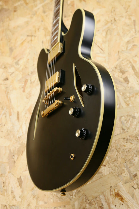 2022 Epiphone Emily Wolfe Sheraton Semi Acoustic w/Bag - Black - Pre-owned