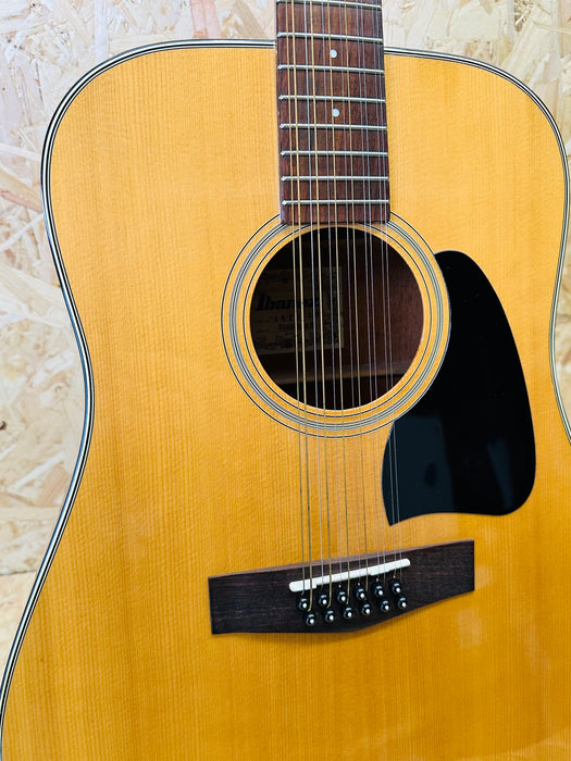 Ibanez AW18-12 12-String Acoustic | Natural Gloss - Pre-owned