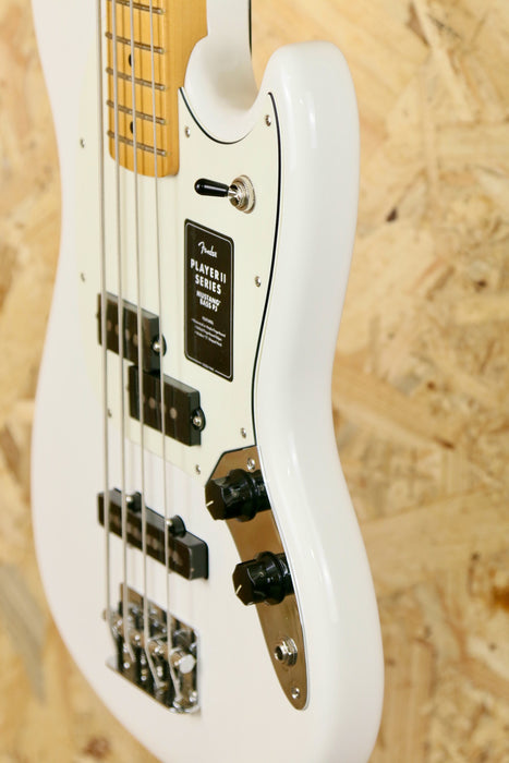 Fender Player II Mustang® Bass PJ, Maple Fingerboard, Polar White - B-Stock