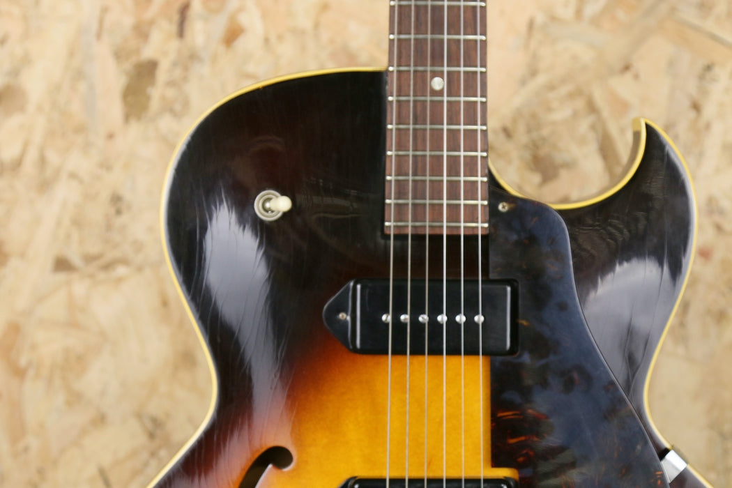 1965 Gibson ES-125 TDC Thinline Dual P90 in Sunburst w/Hiscox Case - Pre-owned