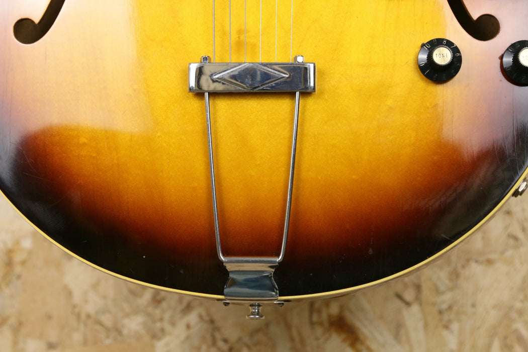 1965 Gibson ES-125 TDC Thinline Dual P90 in Sunburst w/Hiscox Case - Pre-owned