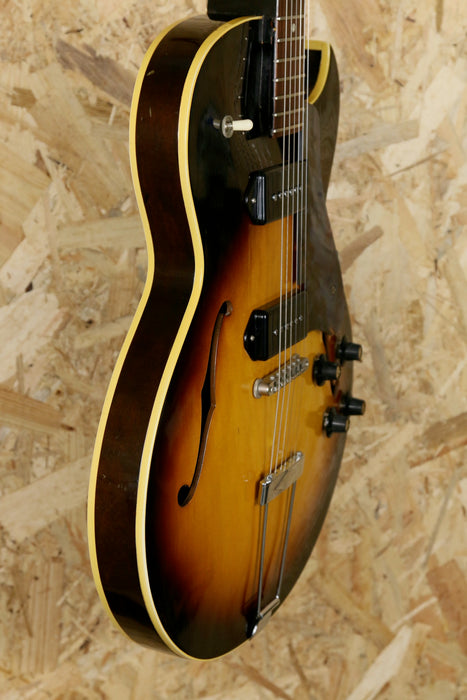 1965 Gibson ES-125 TDC Thinline Dual P90 in Sunburst w/Hiscox Case - Pre-owned