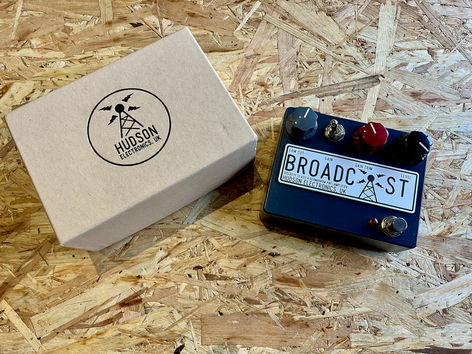Hudson Electronics Broadcast Germanium | Built by Founder! Pre-Amp Boost/Drive Pedal - Pre-Owned