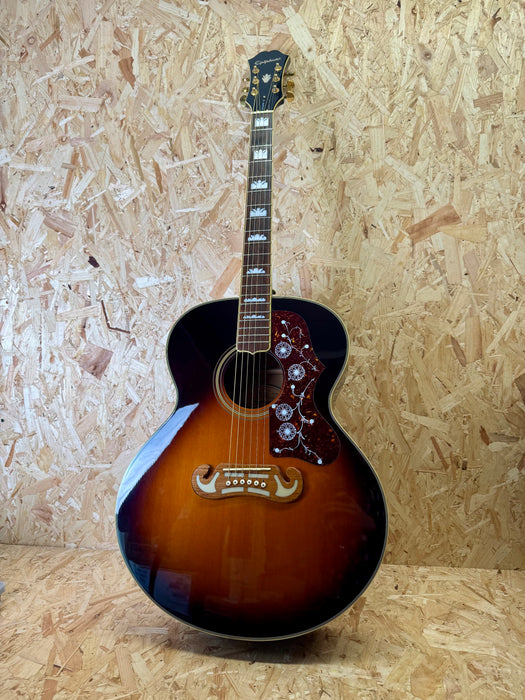 2004 Epiphone EJ-200 Vintage Sunburst Peerless Korea - Pre-owned