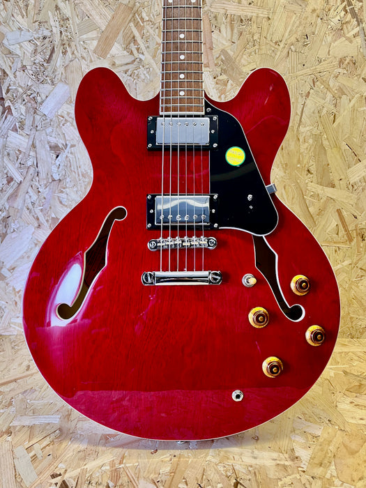 Tokai UES 86 SR Cherry Red Semi Hollow Electric Guitar - B-Stock