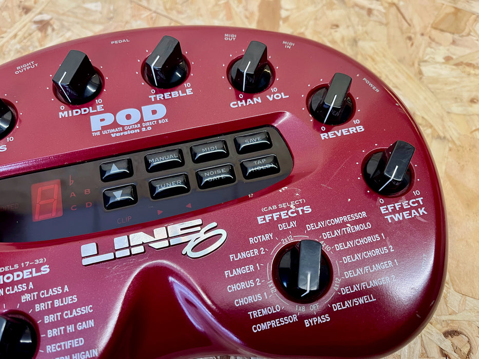 Line 6 Pod 2.0 Guitar Multi Effects - Pre-owned