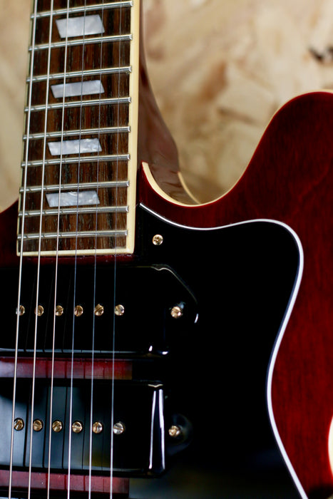 2012 Epiphone Riviera P93 WR with Bigsby in Vintage Cherry - Pre-Owned