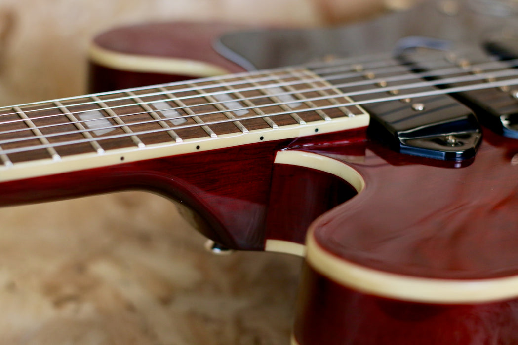 2012 Epiphone Riviera P93 WR with Bigsby in Vintage Cherry - Pre-Owned
