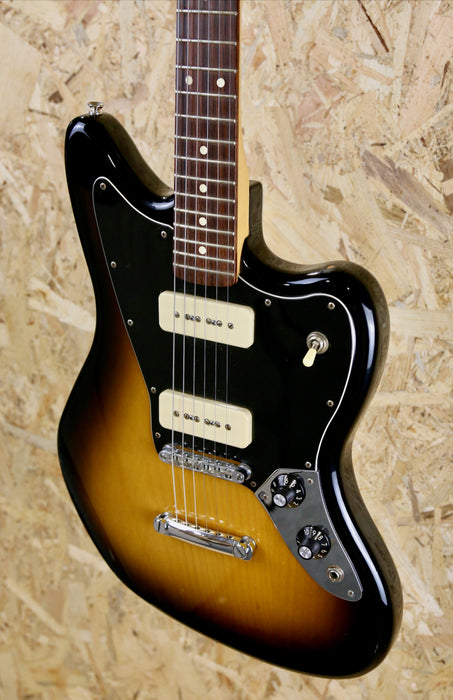 2011 Fender Jaguar P90 Blacktop 2 Tone Sunburst MIM Rosewood Board - Pre-owned
