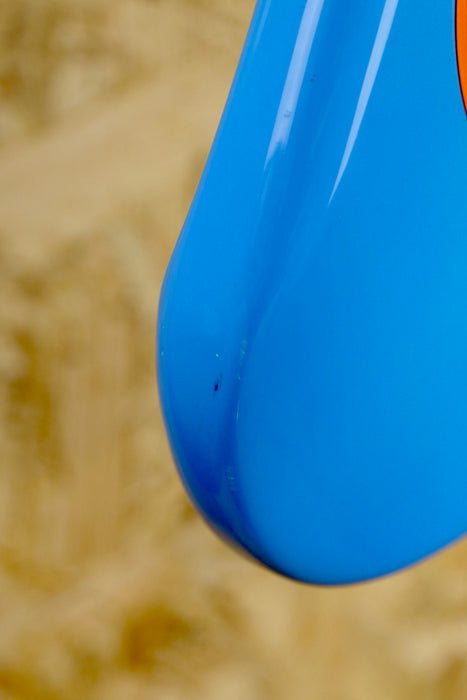 Fleabass Signature Bass Guitar Model 32" Scale in Blue/Oranage - Pre-owned