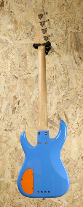 Fleabass Signature Bass Guitar Model 32" Scale in Blue/Oranage - Pre-owned