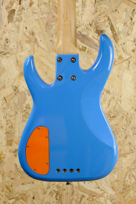 Fleabass Signature Bass Guitar Model 32" Scale in Blue/Oranage - Pre-owned