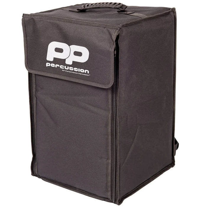 PP Percussion Cajon Natural Wood w/Carry Bag - Guitar Warehouse