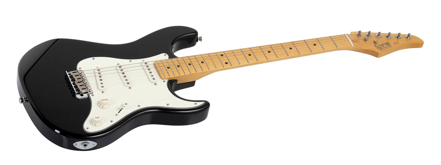 Sceptre Ventana Standard SV1 BK M Electric Guitar - Gloss Black *Setup Price