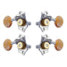 Grover U99 Series Sta-Tite Ukulele Pegs (Set of 4) ~ Chrome ~ Acrylic Buttons