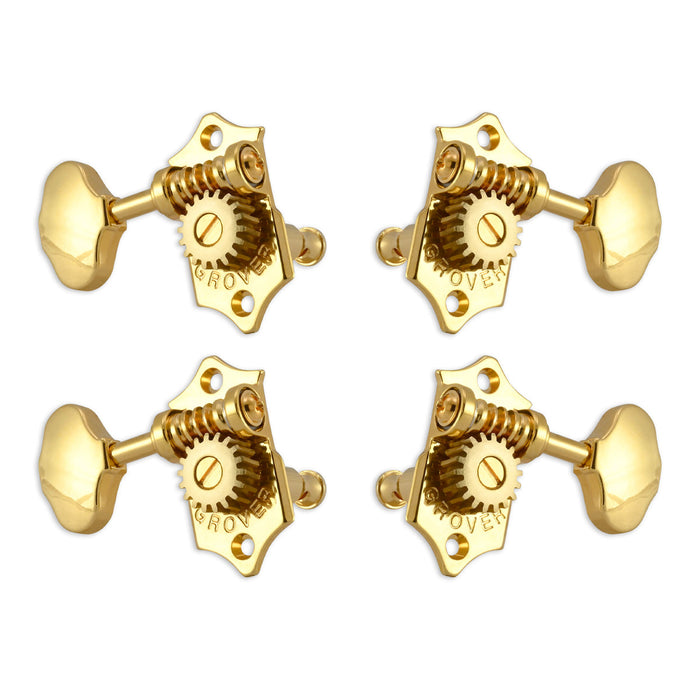 Grover U99 Series Sta-Tite Ukulele Pegs (Set of 4) ~ Gold
