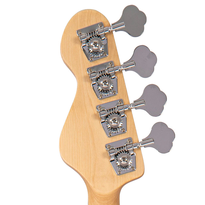 Vintage V49 Coaster Series Bass Guitar - 3 Tone Sunburst