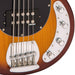 Vintage V96 ReIssued 5-String Active Bass ~ Flamed Tobacco Sunburst