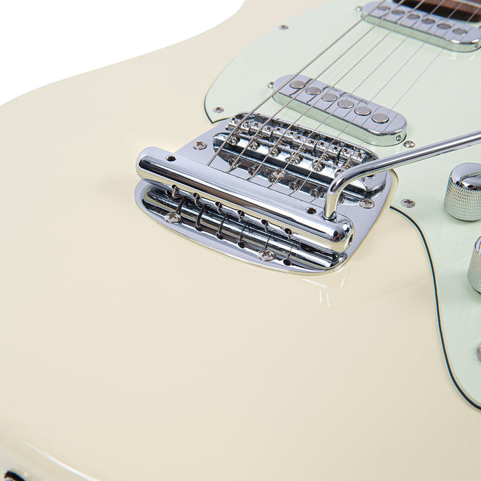 Vintage REVO Series 'Colt SS Twin' Electric Guitar ~ Vintage White