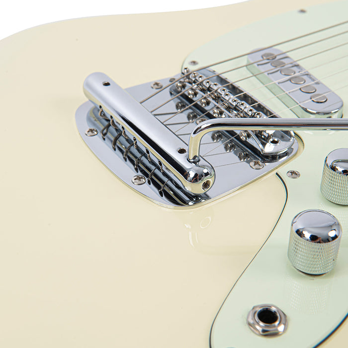 Vintage REVO Series 'Colt SS Twin' Electric Guitar ~ Vintage White