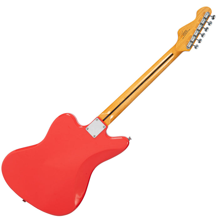 Vintage REVO Series 'Surfmaster 90' Electric Guitar ~ Firenza Red