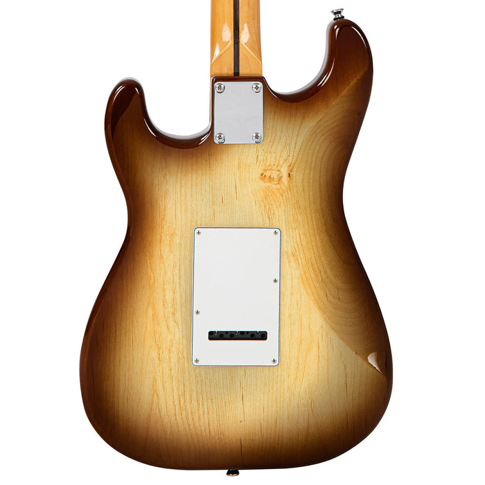 Vintage REVO Series 'Deluxe' Electric Guitar ~ Cappuchino