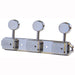 Wilkinson Mini Oval Button Strip Machineheads ~ Chrome