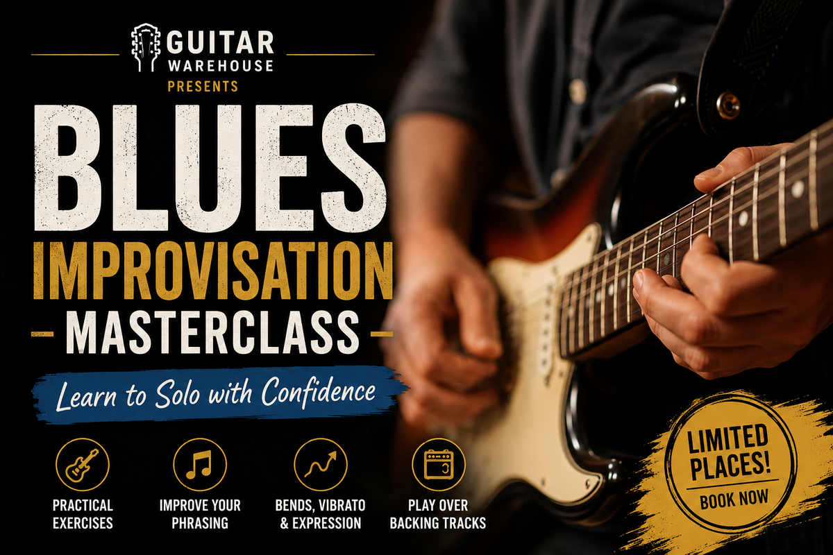 Blues Improvisation Masterclass Ticket - Wed 15th July 2026 - 7:00pm-9:00pm