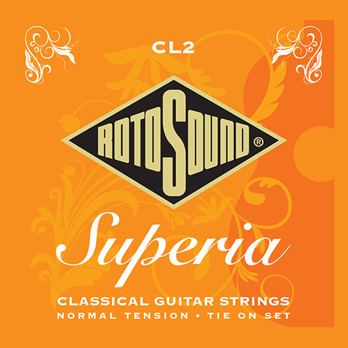Rotosound Superia Classical Guitar Strings Normal Tension - Tie On Set