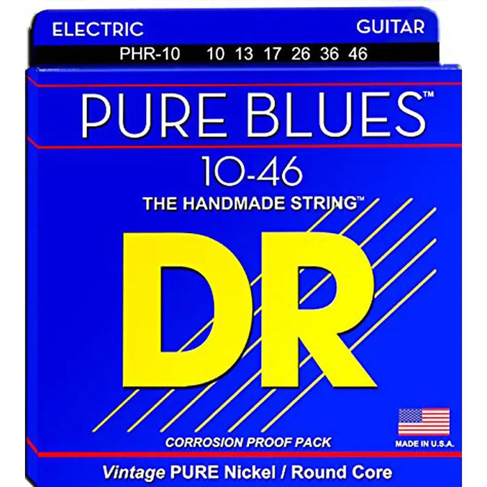 DR Pure Blues Nickel Electric Guitar Strings 10-46